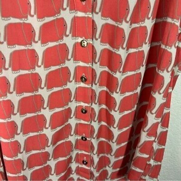 Alfani v neck elephant‎ tank top accordion back size 2 - Picture 4 of 6